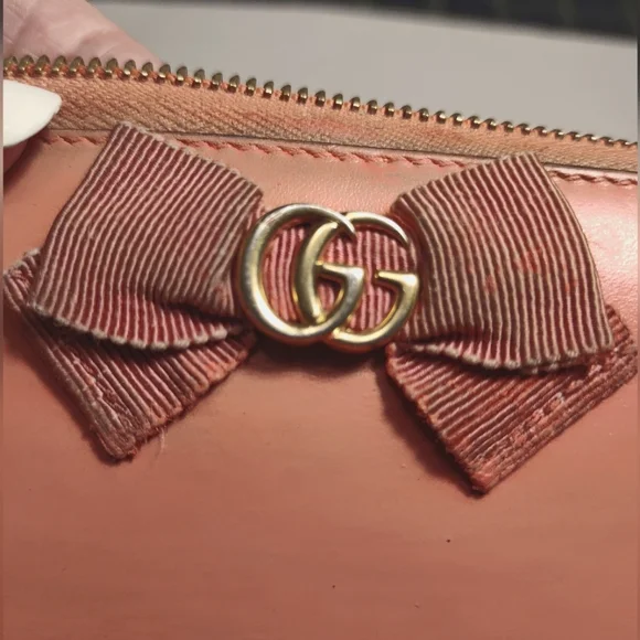 Gucci vintage "marmont bow" leather wallet - Picture 11 of 11